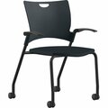 9To5 Seating CHAIR, STCK, PLSTC, 25in, BK/BK NTF1315A12BFP01
